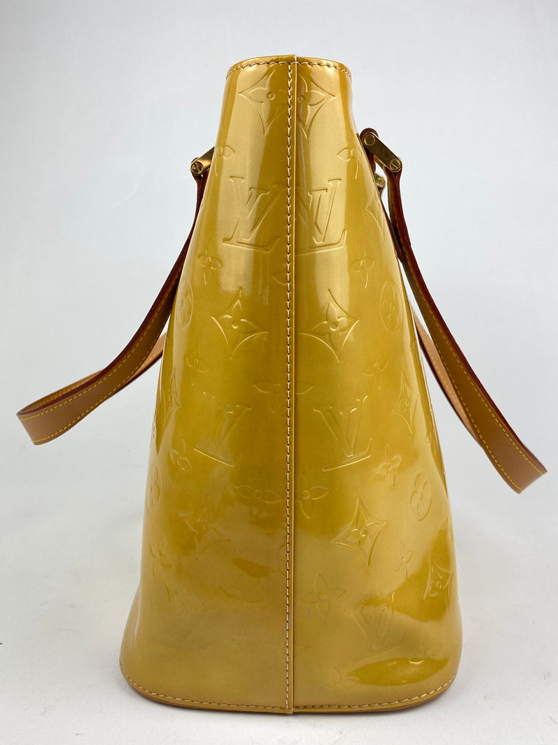 LOUIS VUITTON - HOUSTON MONOGRAM VERNIS YELLOW