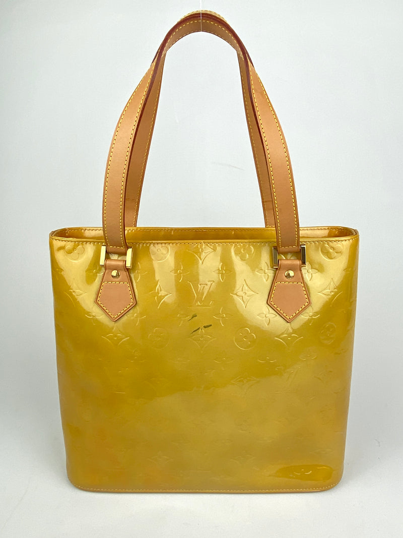 LOUIS VUITTON - HOUSTON MONOGRAM VERNIS YELLOW