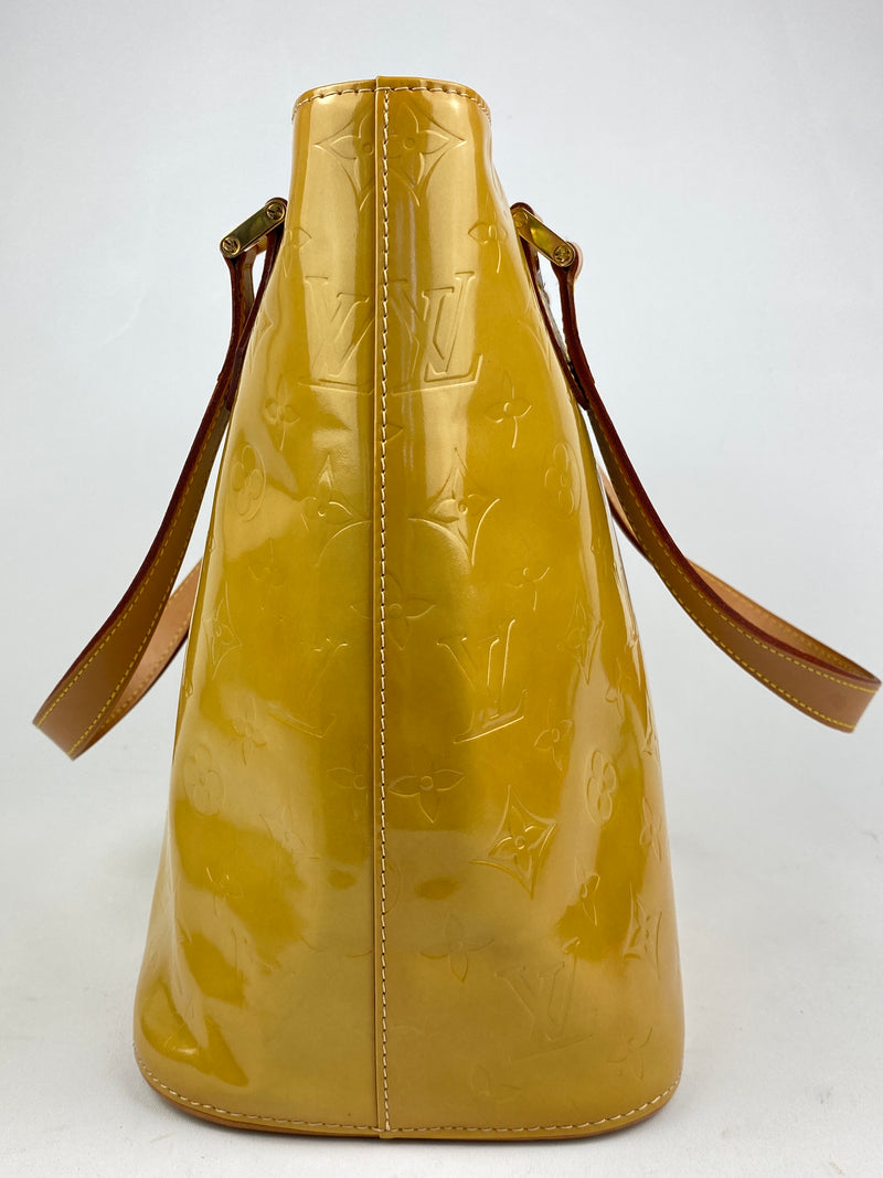 LOUIS VUITTON - HOUSTON MONOGRAM VERNIS YELLOW
