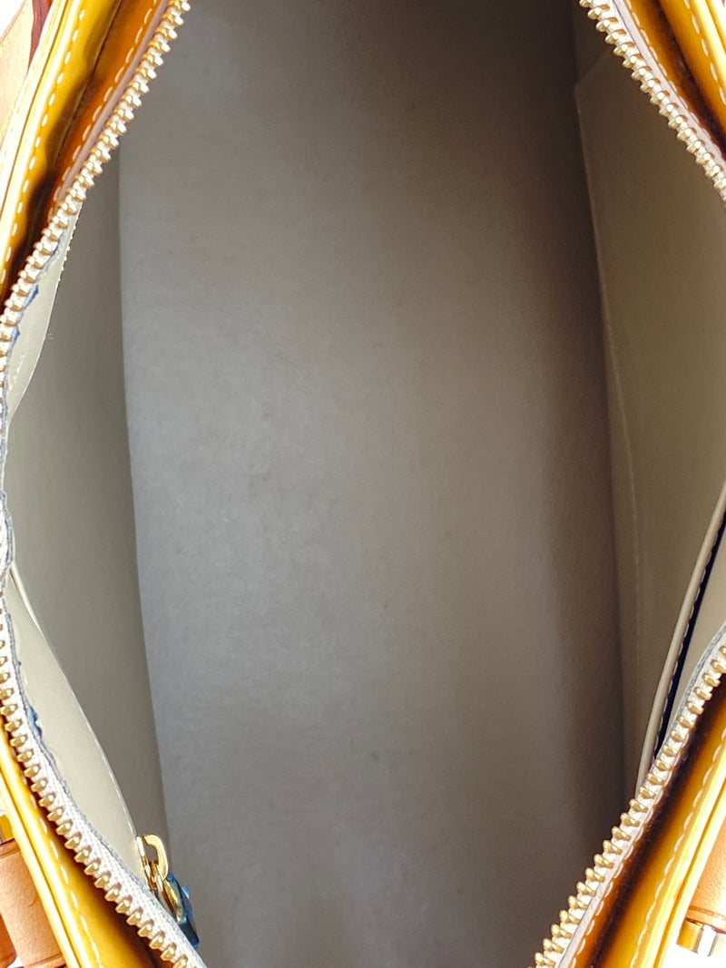 LOUIS VUITTON - HOUSTON MONOGRAM VERNIS YELLOW
