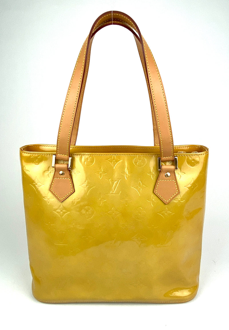 LOUIS VUITTON - HOUSTON MONOGRAM VERNIS YELLOW