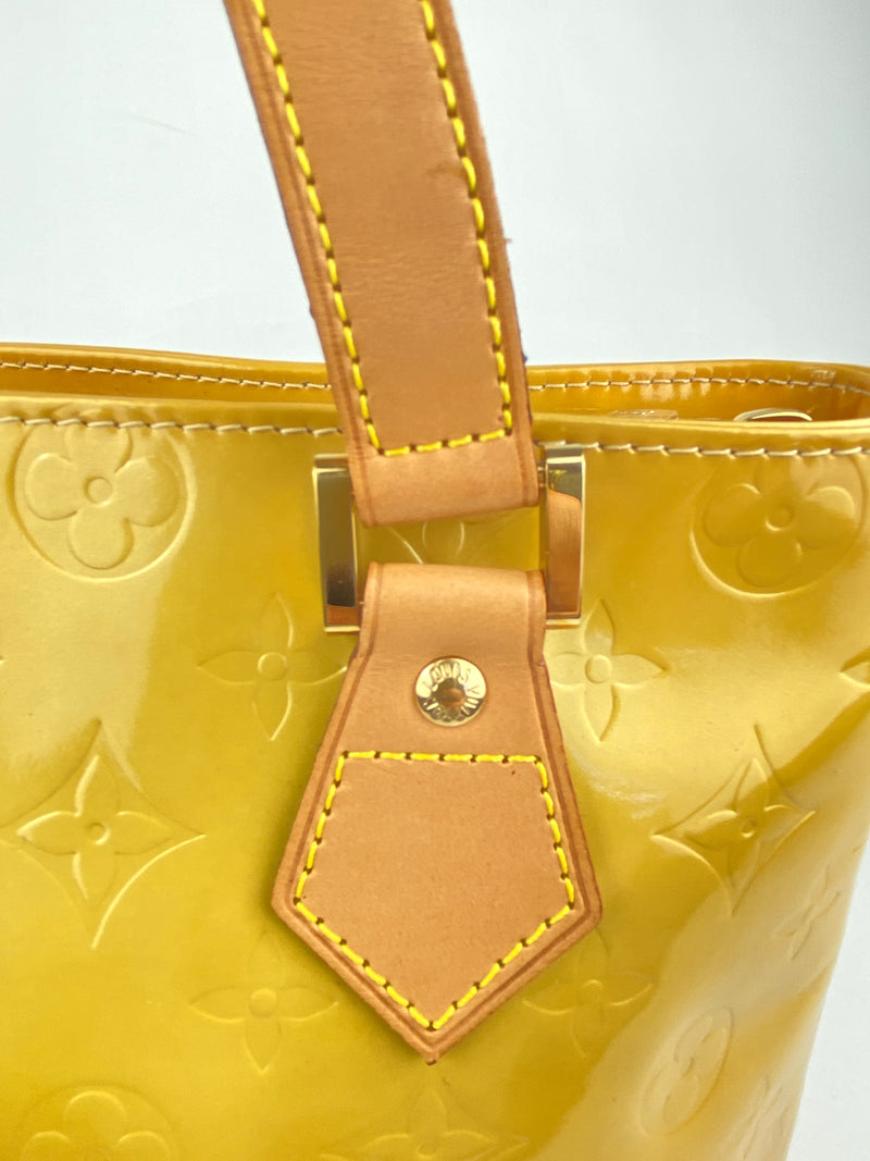 LOUIS VUITTON - HOUSTON MONOGRAM VERNIS YELLOW