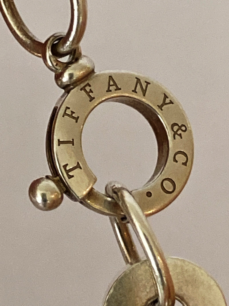 TIFFANY & CO. - TIFFANY 1837 STIRLING SILVER CIRCLE DISC LINK BRACELET