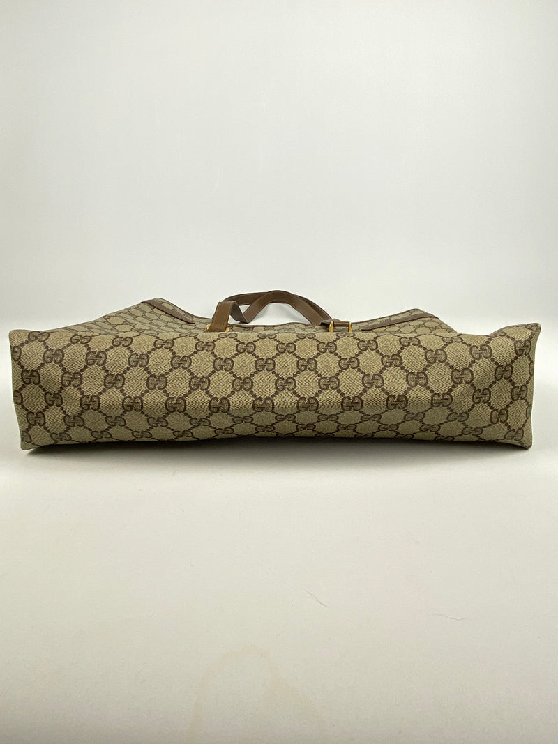 GUCCI - SUPREME GG COATED CONVAS SHOPPER TOTE BAG - VINTAGE