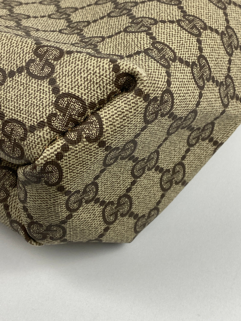GUCCI - SUPREME GG COATED CONVAS SHOPPER TOTE BAG - VINTAGE