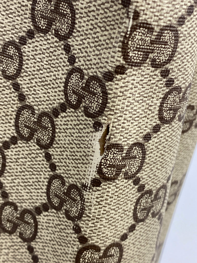 GUCCI - SUPREME GG COATED CONVAS SHOPPER TOTE BAG - VINTAGE