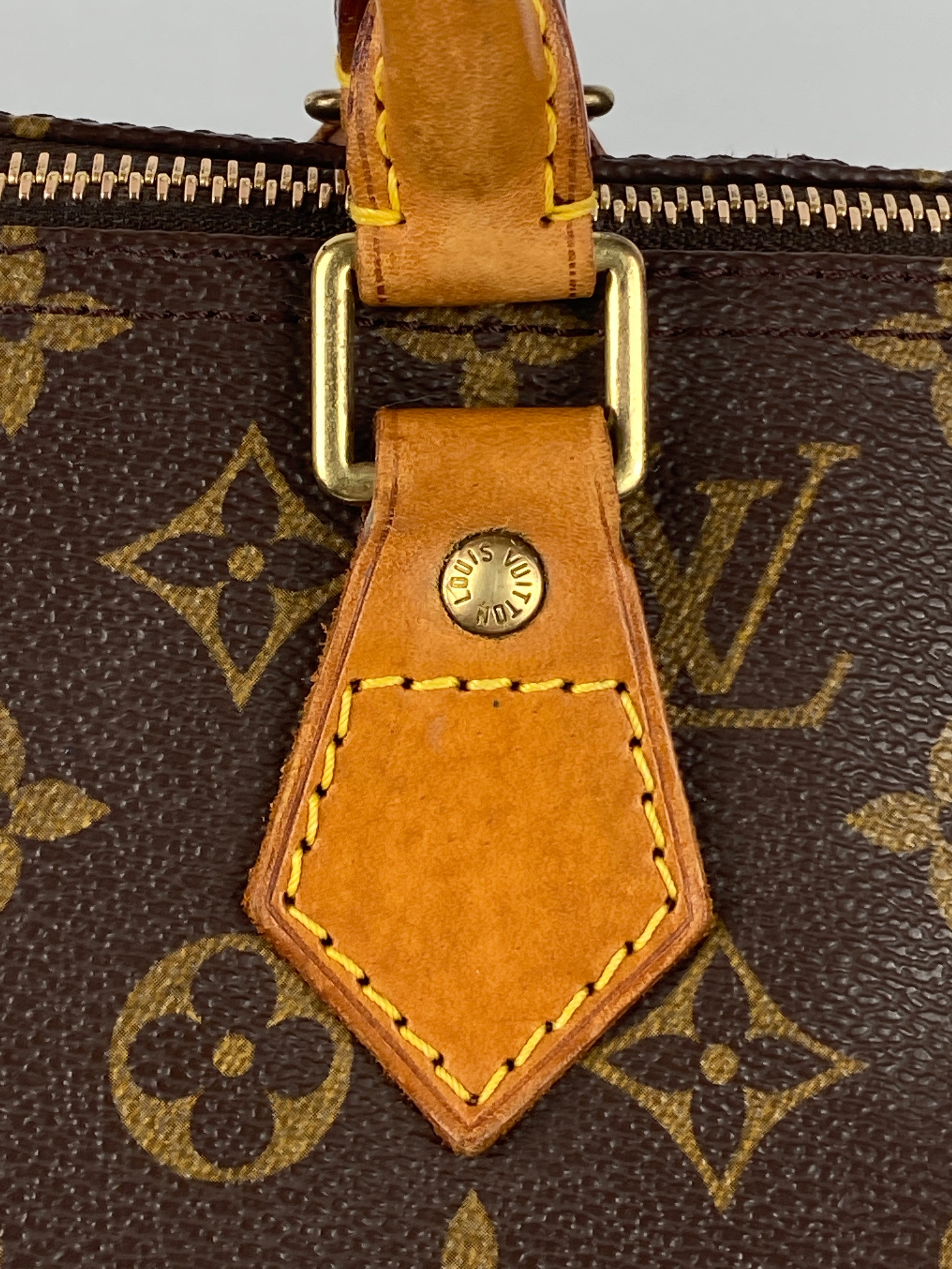 Louis Vuitton Monogram Canvas Speedy 40 Satchel with Strap