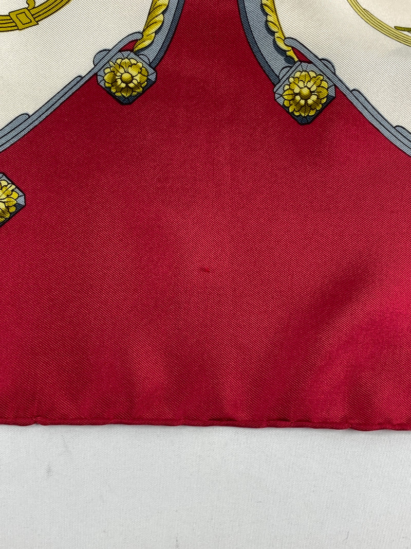 HERMÉS - SPRINGS BY PHILIPPE LEDOUX SILK SCARF 90
