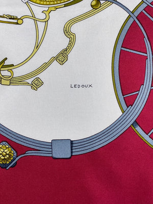 HERMÉS - SPRINGS BY PHILIPPE LEDOUX SILK SCARF 90
