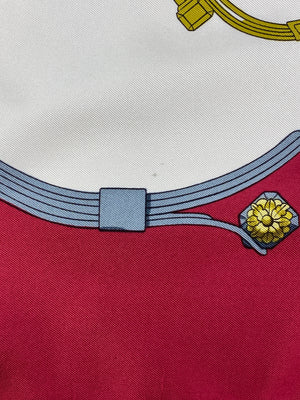 HERMÉS - SPRINGS BY PHILIPPE LEDOUX SILK SCARF 90
