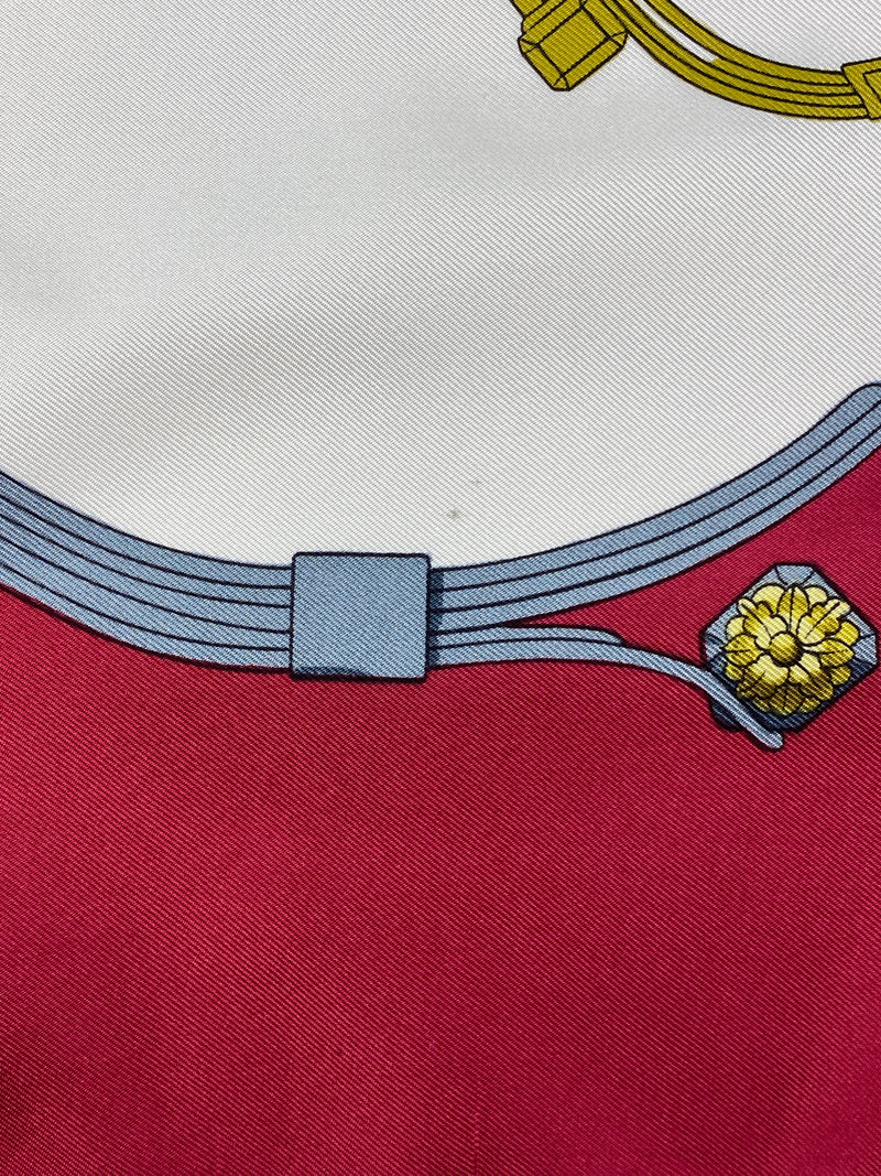 HERMÉS - SPRINGS BY PHILIPPE LEDOUX SILK SCARF 90