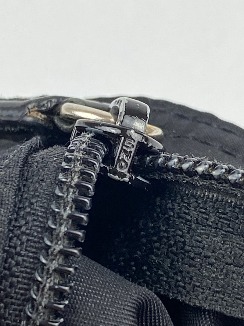 PRADA - VINTAGE BLACK TESSUTO MESSENGER CROSS BODY BAG