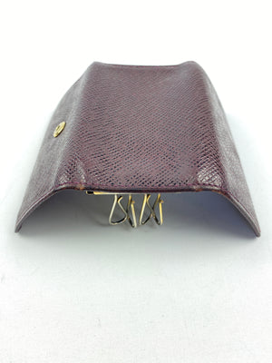 LOUIS VUITTON - BROWN TAIGA LEATHER MULTICLES 4 KEY HOLDER