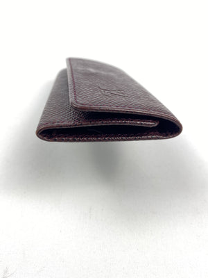 LOUIS VUITTON - BROWN TAIGA LEATHER MULTICLES 4 KEY HOLDER