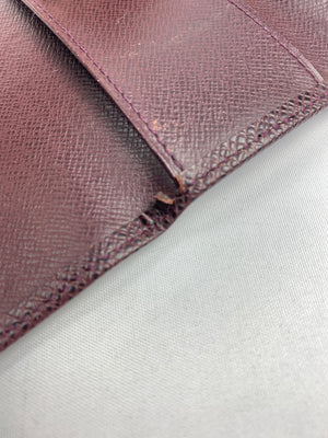 LOUIS VUITTON - BROWN TAIGA LEATHER MULTICLES 4 KEY HOLDER