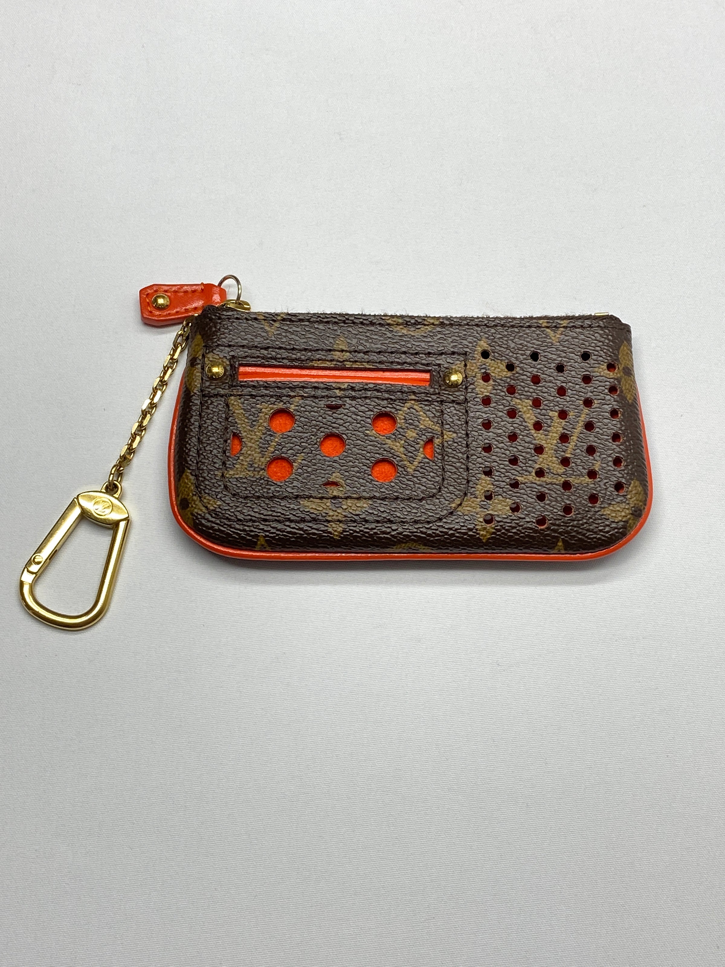 Louis Vuitton Perforated Pochette Cles Key Pouch