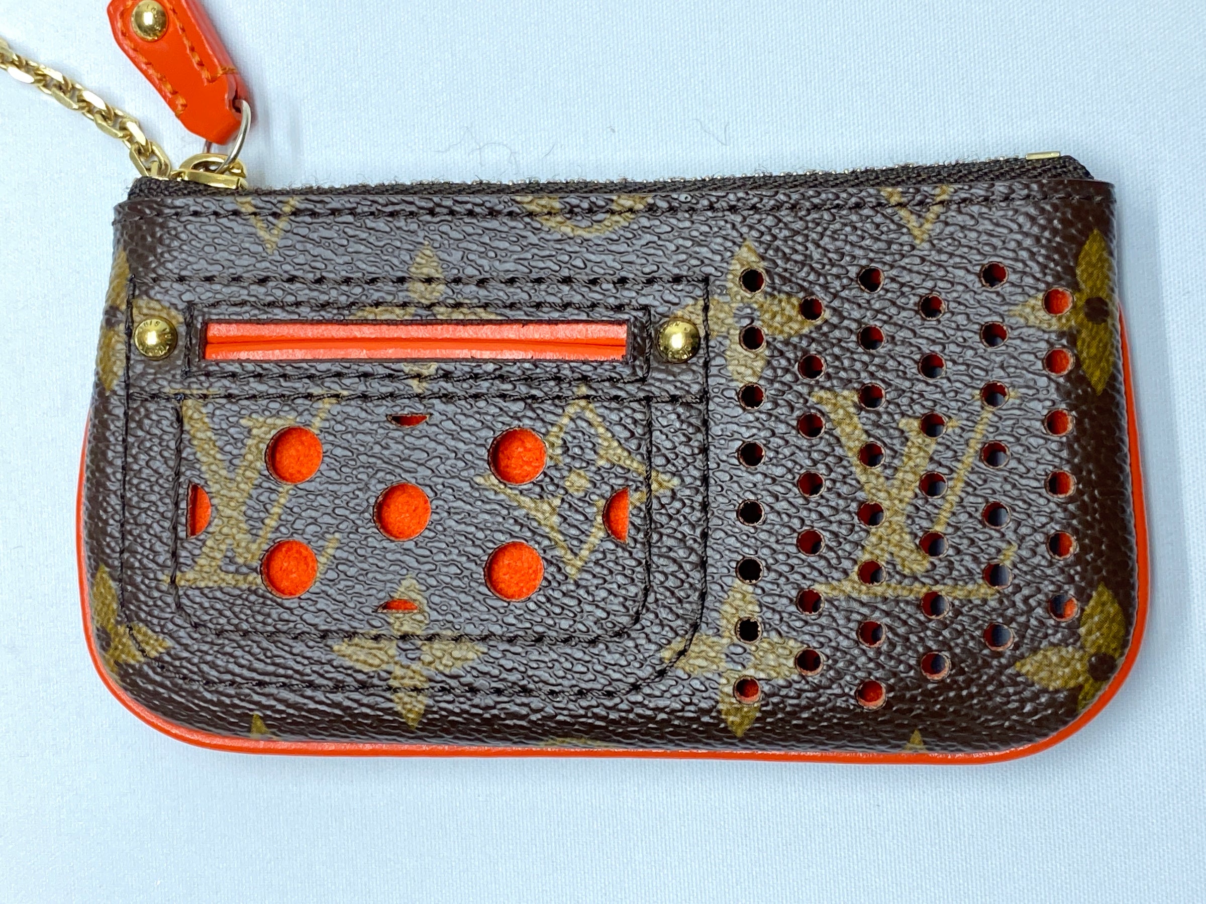 Louis Vuitton Perforated Pochette Cles Key Pouch