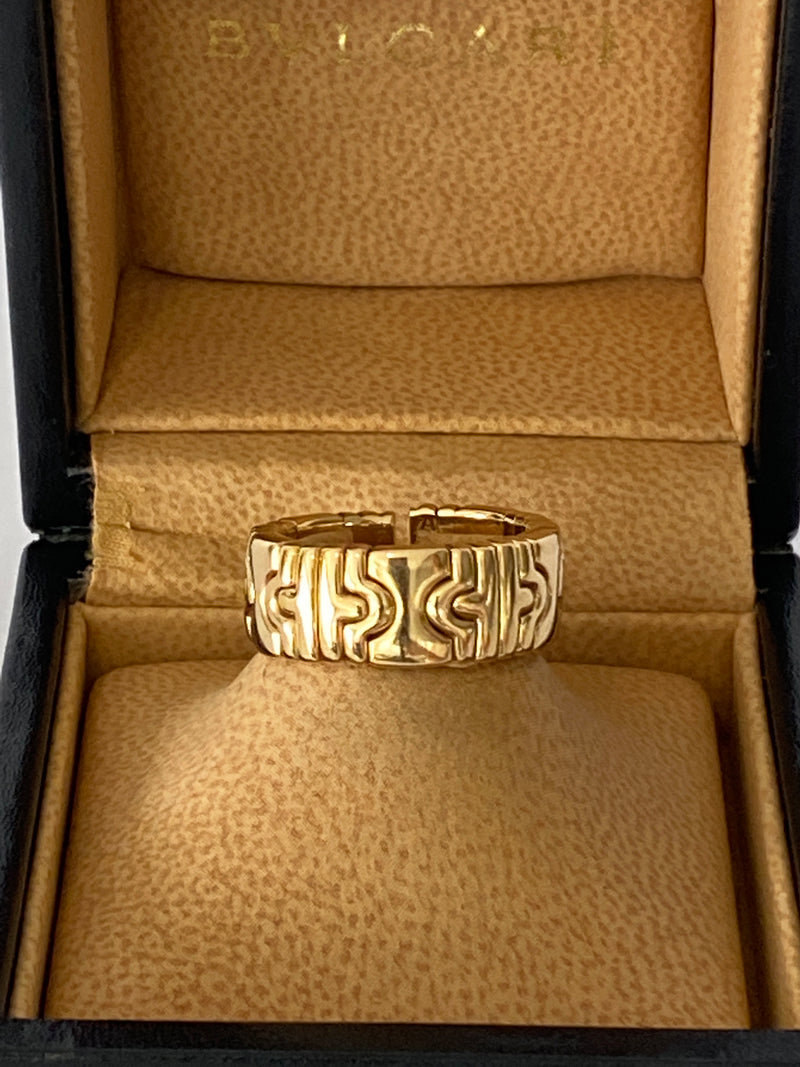 BVLGARI - PARENTISI RING IN 18 KARAT YELLOW GOLD - VINTAGE