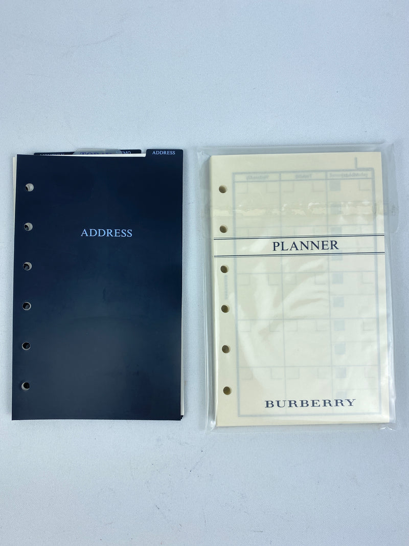 BURBERRY - NOVA CHECK SMALL AGENDA NOTEBOOK COVER - NEW