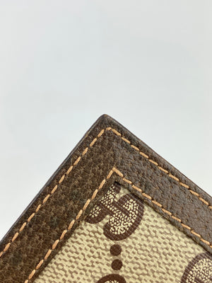 GUCCI - GG SUPREME CANVAS LONG BIFOLD WALLET