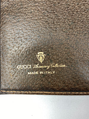 GUCCI - GG SUPREME CANVAS LONG BIFOLD WALLET