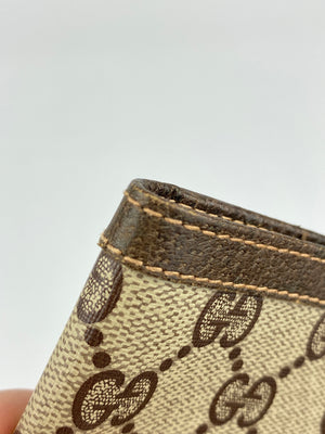 GUCCI - GG SUPREME CANVAS LONG BIFOLD WALLET