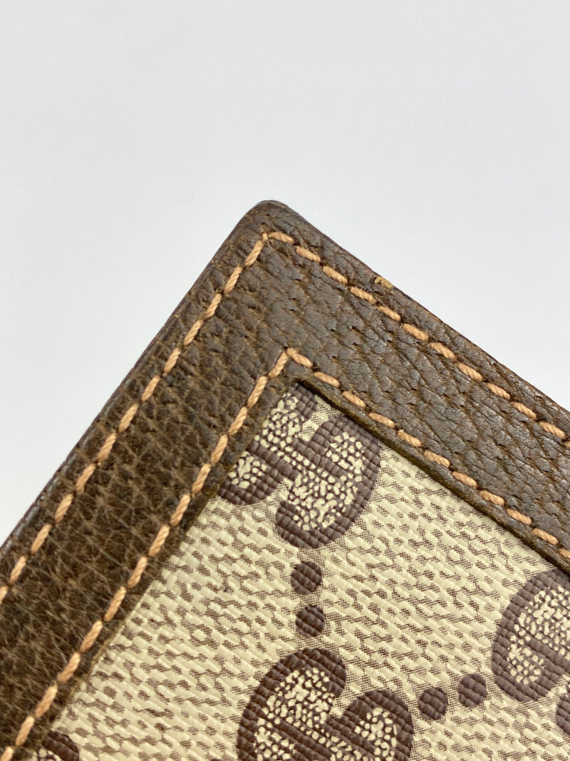 GUCCI - GG SUPREME CANVAS LONG BIFOLD WALLET