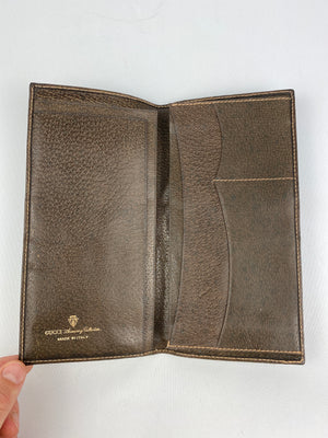 GUCCI - GG SUPREME CANVAS LONG BIFOLD WALLET