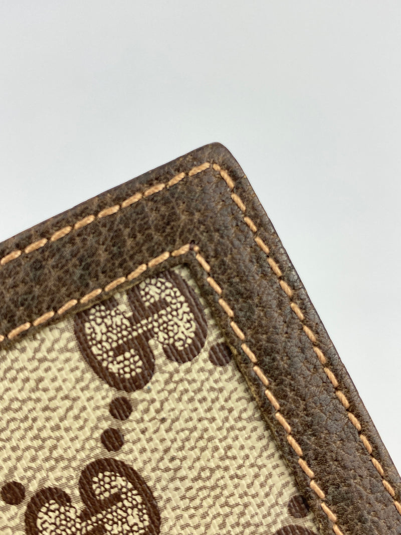 GUCCI - GG SUPREME CANVAS LONG BIFOLD WALLET