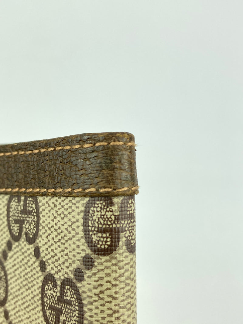 GUCCI - GG SUPREME CANVAS LONG BIFOLD WALLET