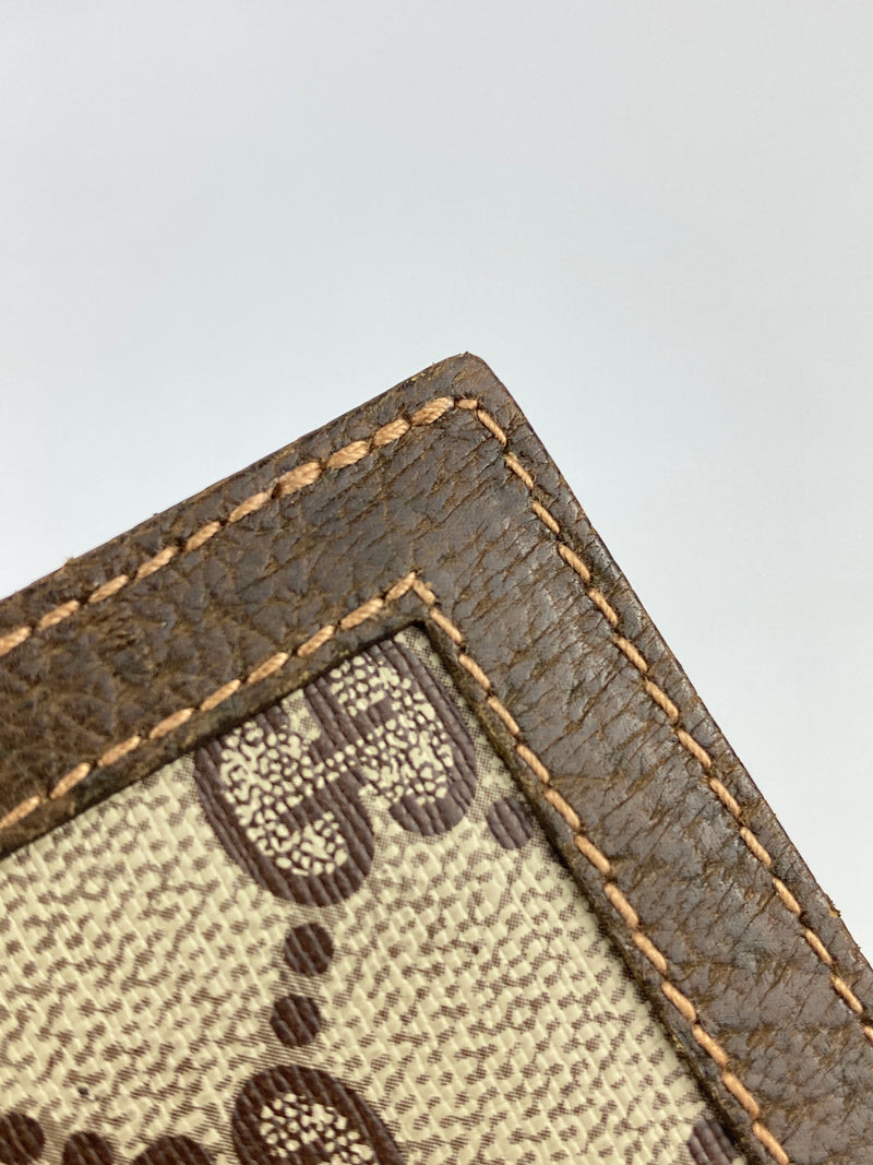 GUCCI - GG SUPREME CANVAS LONG BIFOLD WALLET