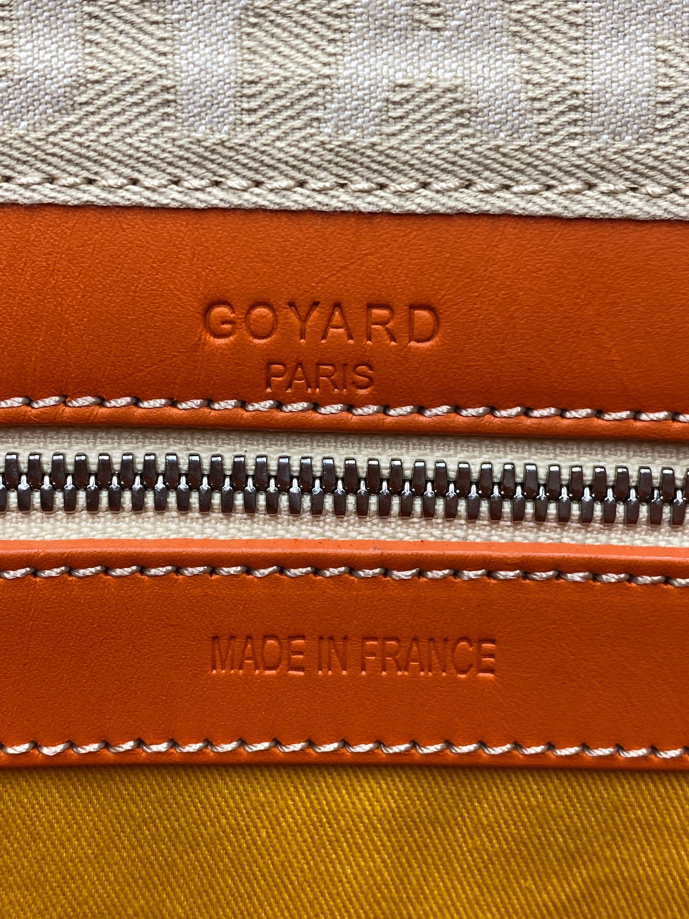 GOYARD - BOEING 55 TRAVEL BAG ORANGE – RE.LUXE AU