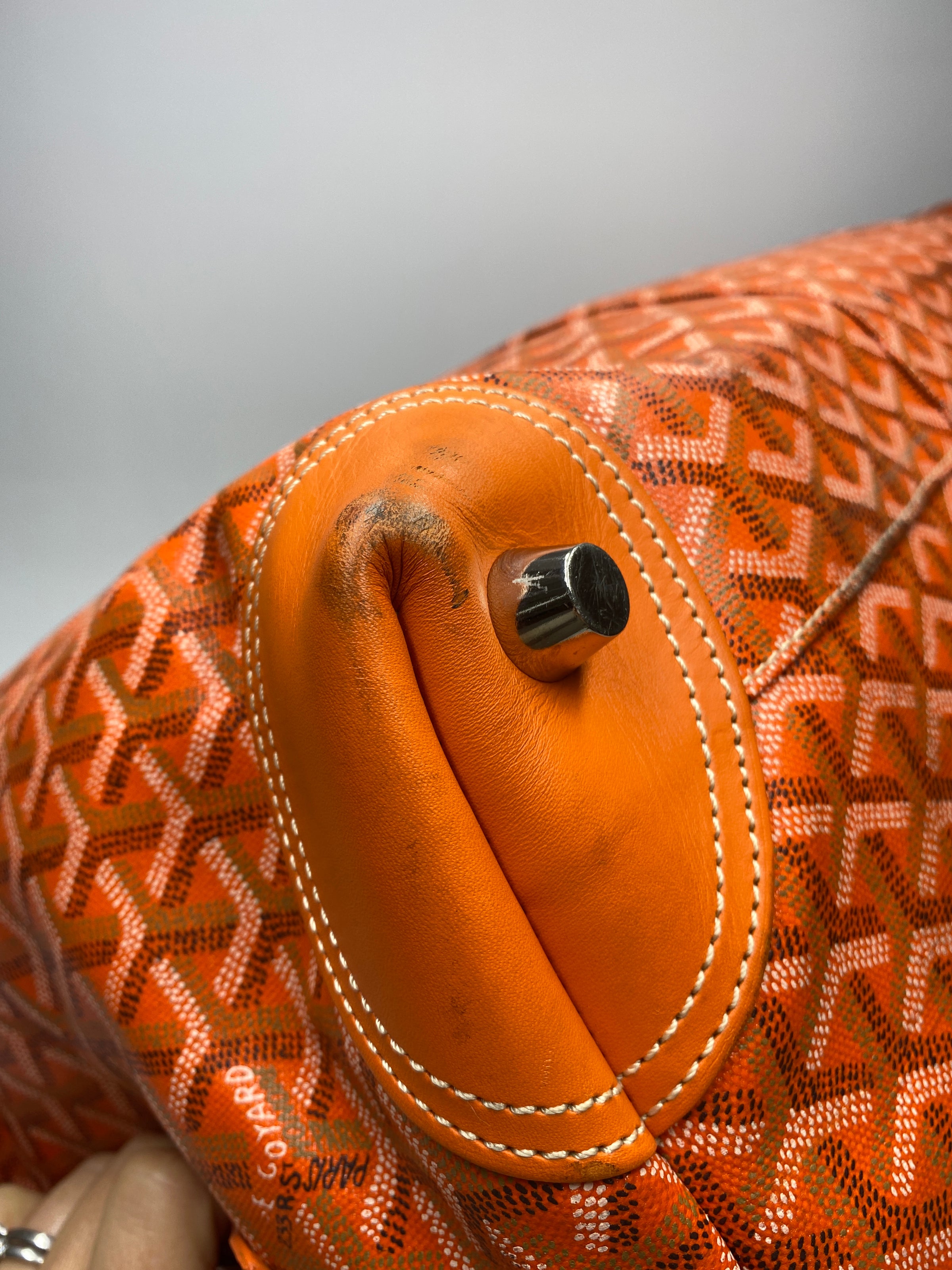 GOYARD - BOEING 55 TRAVEL BAG ORANGE – RE.LUXE AU