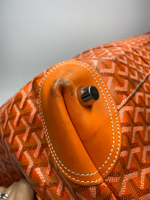 GOYARD - BOEING 55 TRAVEL BAG ORANGE