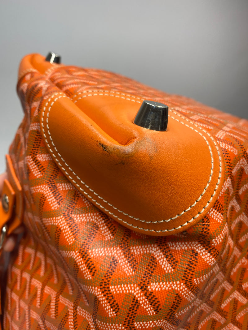 GOYARD - BOEING 55 TRAVEL BAG ORANGE