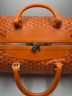 GOYARD - BOEING 55 TRAVEL BAG ORANGE