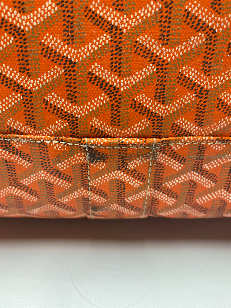 GOYARD - BOEING 55 TRAVEL BAG ORANGE