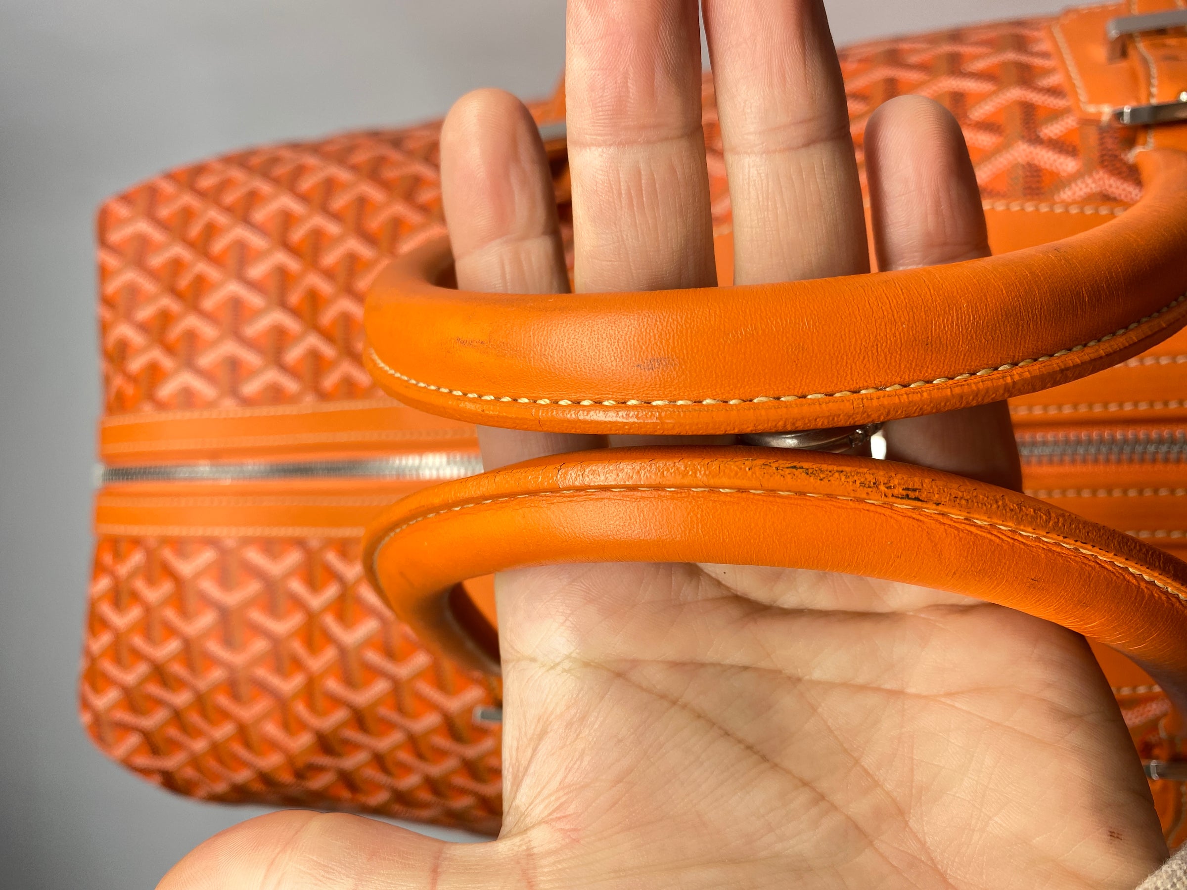 GOYARD - BOEING 55 TRAVEL BAG ORANGE – RE.LUXE AU