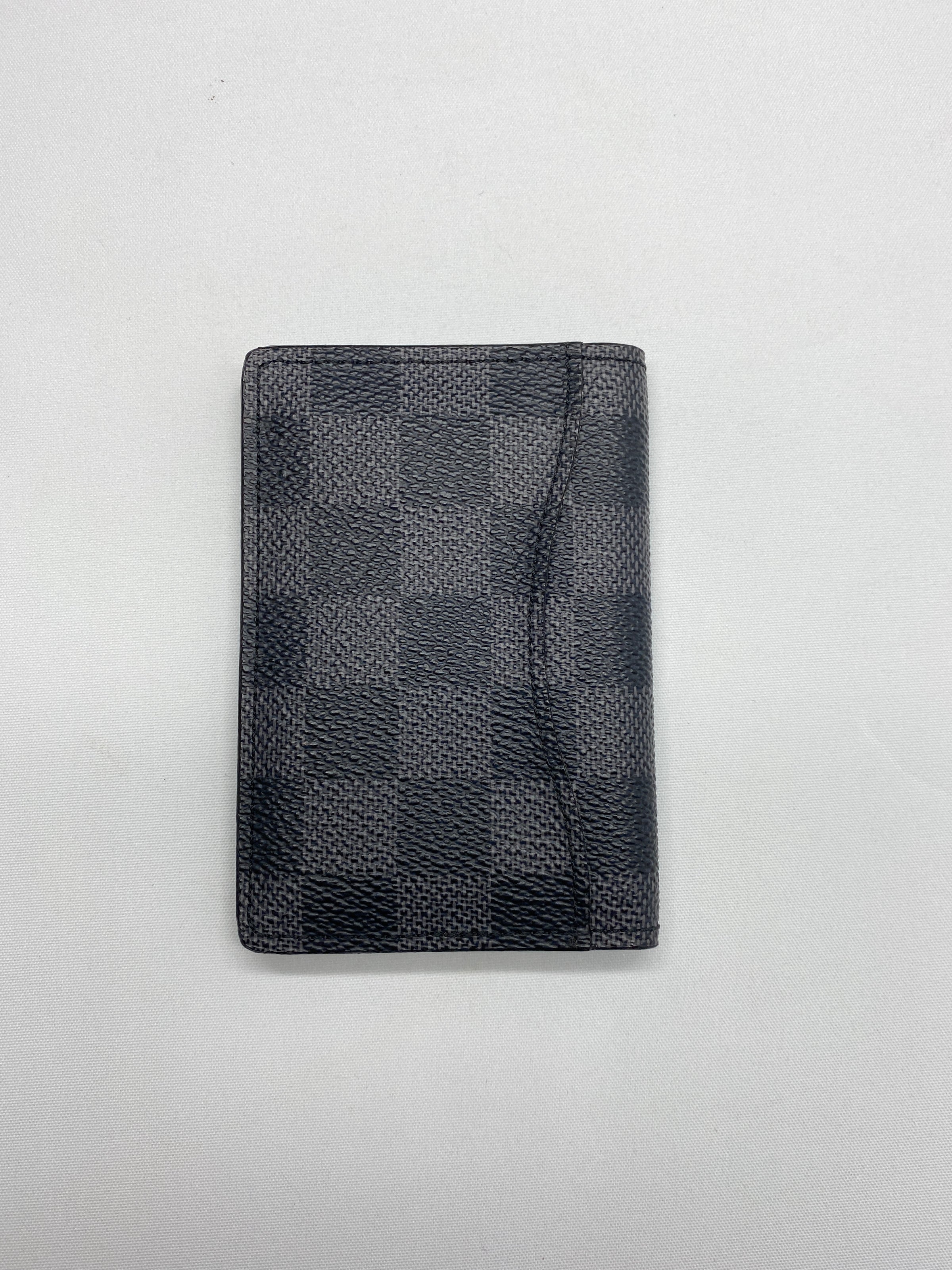 Louis Vuitton Pocket Organizer Damier Graphite Giant (3 Card Slot) White in  Coated Canvas - US