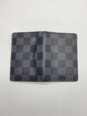 LOUIS VUITTON - POCKET ORGANISER WALLET IN DAMIER GRAPHITE