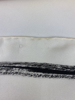 FENDI - 100% SILK BAGUETTE LOGO SCARF 65CM