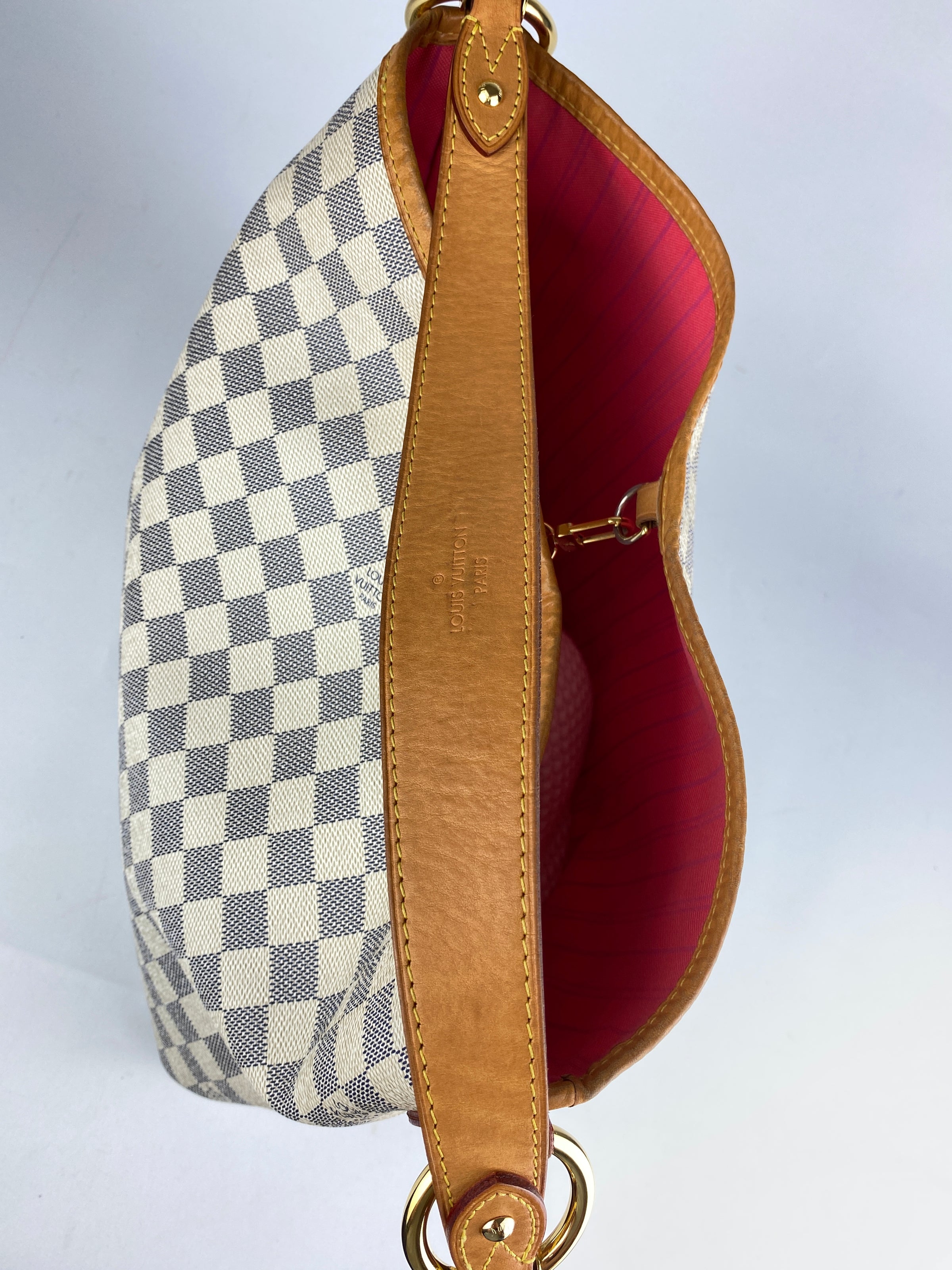 Louis Vuitton Delightful PM Damier Azur Hobo Bag