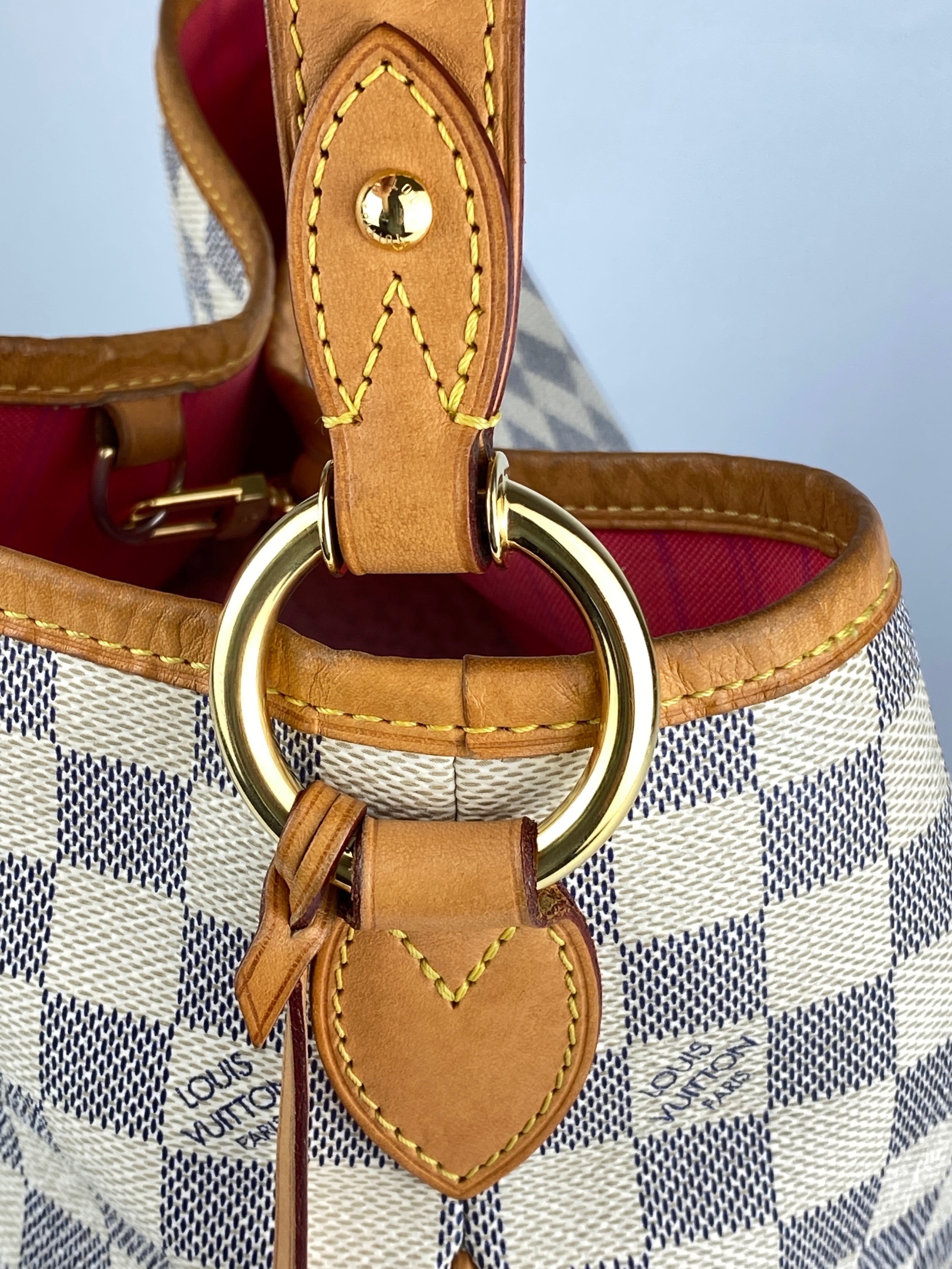 Louis Vuitton Delightful PM Damier Azur Shoulder Bag ○, 49% OFF