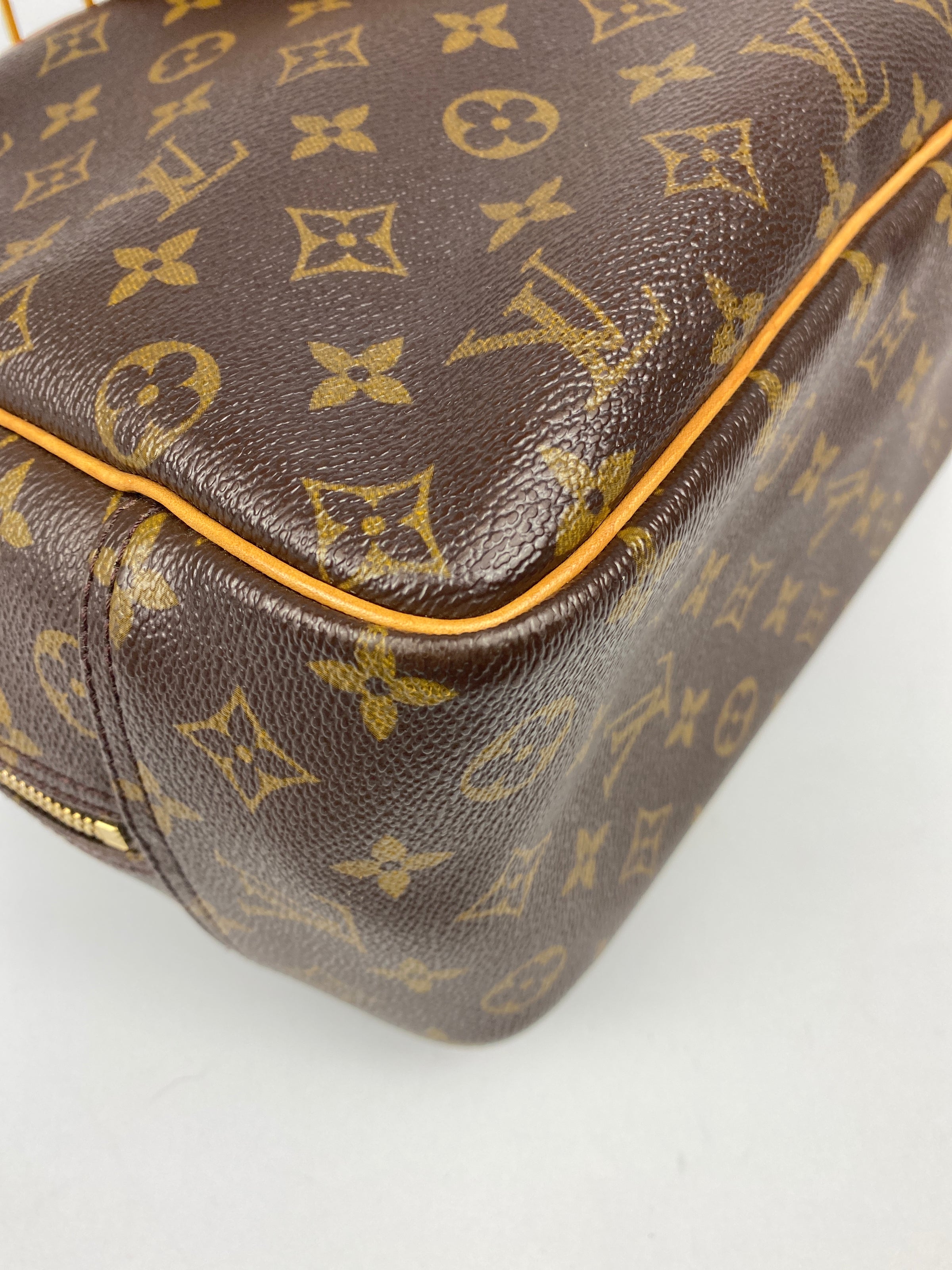 Louis Vuitton Deauville (Bowling Vanity) *No Key Women's Handbag M47270  Monogram (Brown) | eLADY Globazone