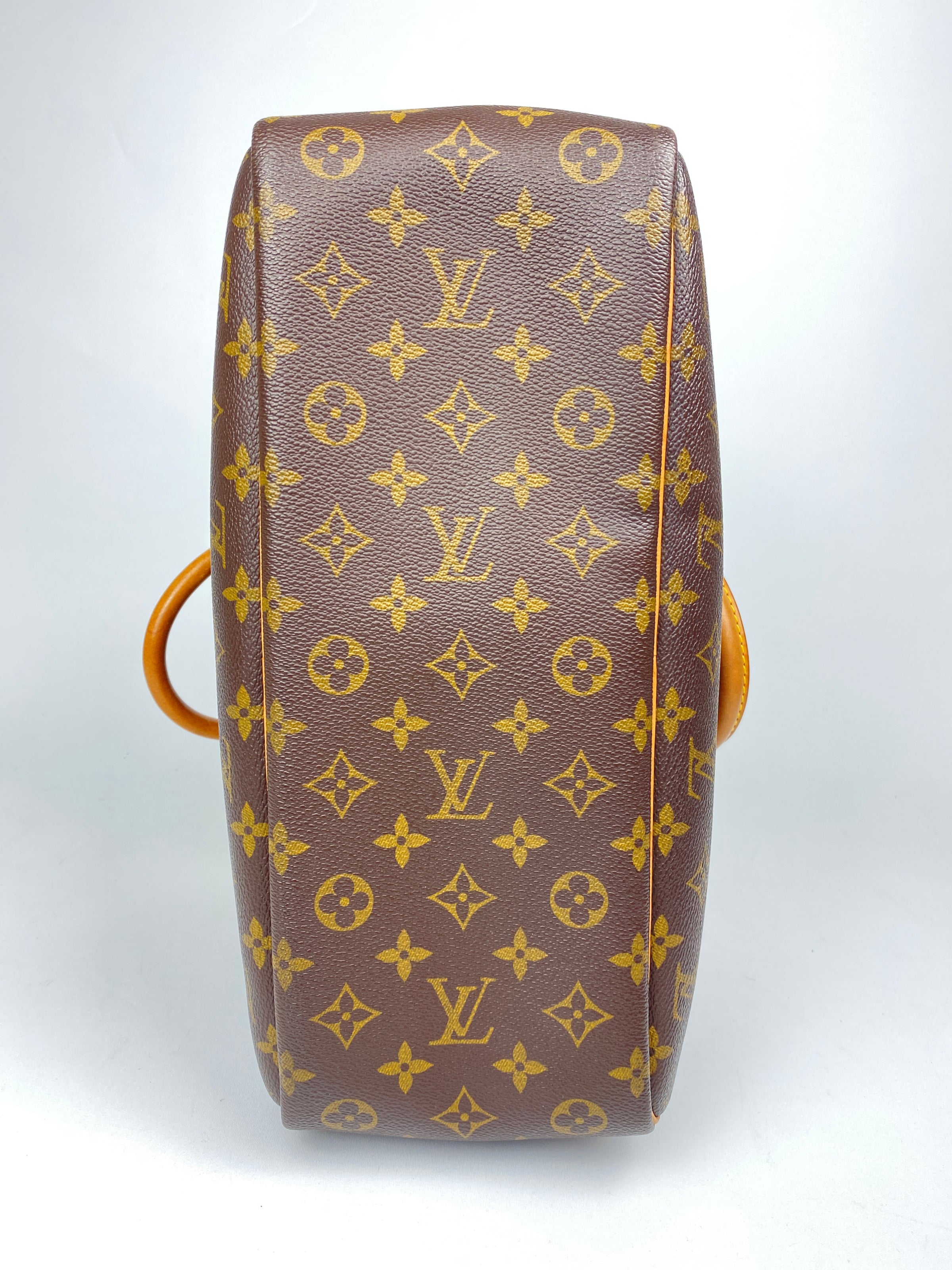 Louis Vuitton Monogramm Deauville Bowling Bag Leder ref.409319