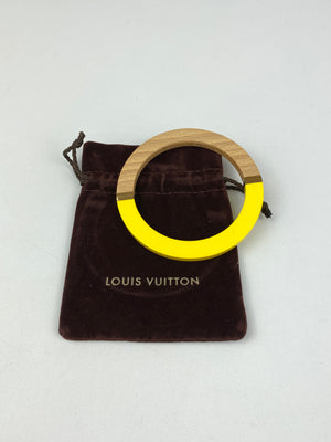 LOUIS VUITTON - BRIGHT YELLOW COLORAMA BANGLE
