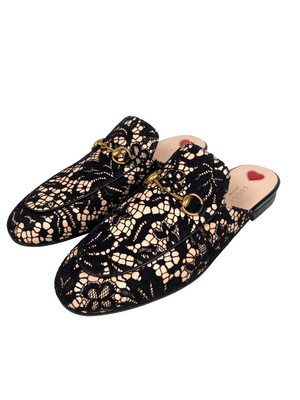 Gucci princetown mule best sale black