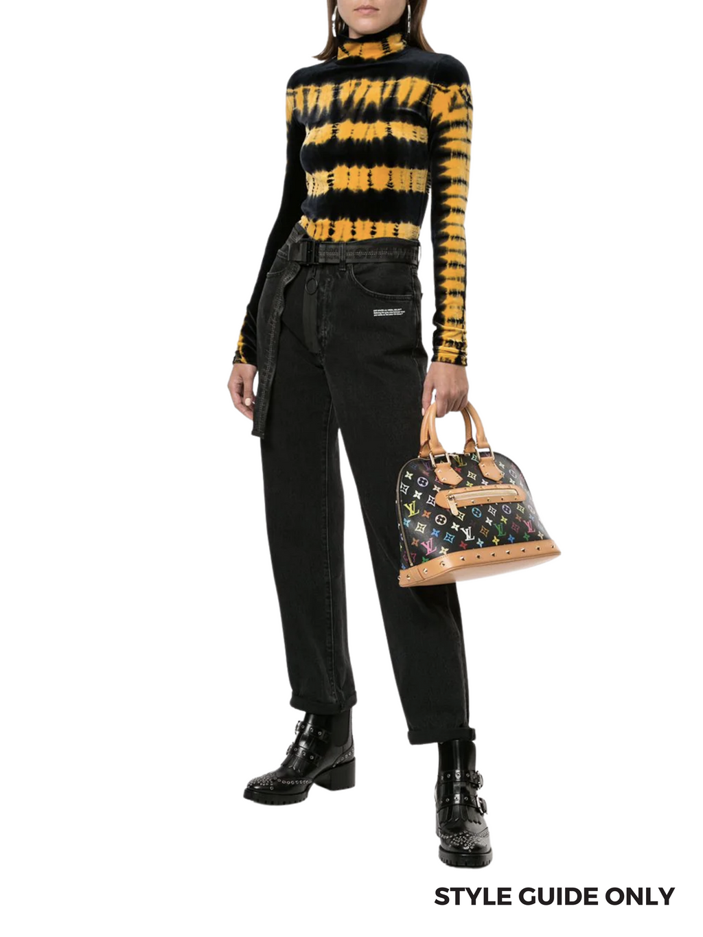LOUIS VUITTON - ALMA PM IN NOIR MULTICOLORE MONOGRAM - YR 2003