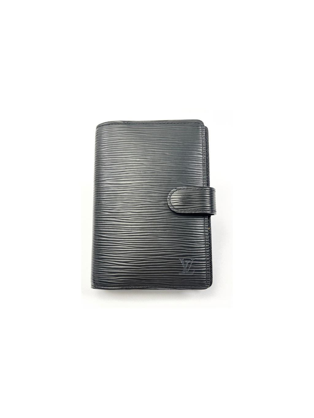 LOUIS VUITTON - EPI LEATHER AGENDA PM IN BLACK