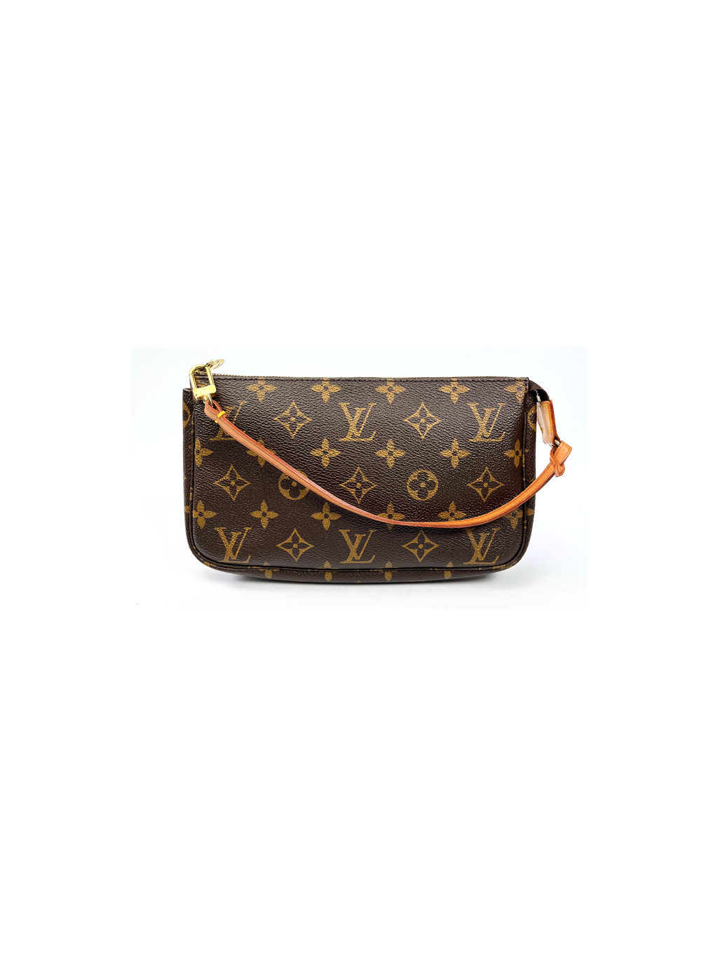 Louis Vuitton Monogram Canvas Pochette Accessoires Handbag with Bolt  Extender, Louis Vuitton Handbags